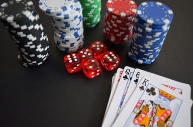 Casino games dice and cards