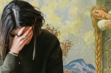 upset about rapunzel