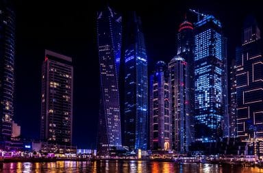 Nightlife cityscape