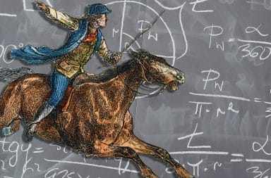 paul revere is riding math style