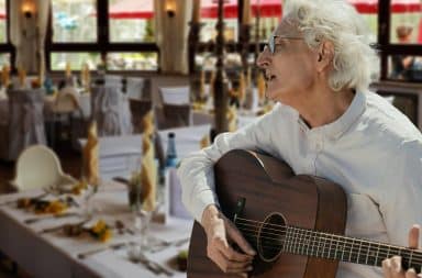 guitar at the wedding... from your DAD?!!