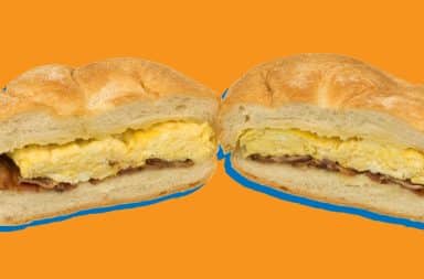 bacon egg and cheese from the bodega