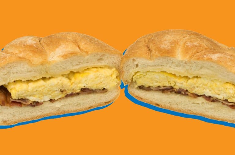 bacon egg and cheese from the bodega