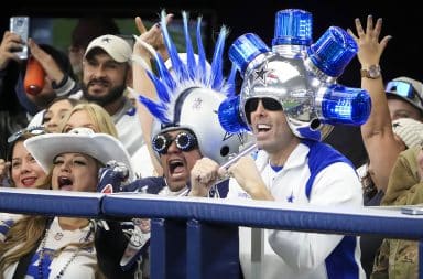NFL crazed fans
