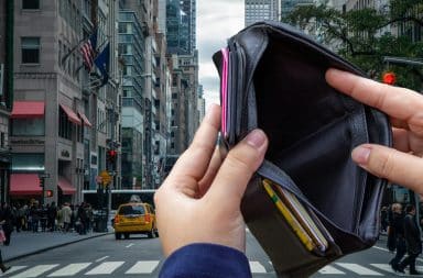 empty wallet NYC