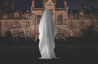 ghost at the manor, uh oh