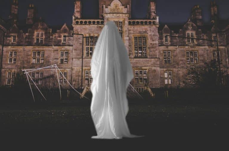 ghost at the manor, uh oh