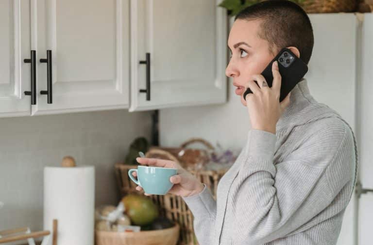 woman on the phone