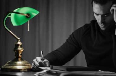 the green lamp