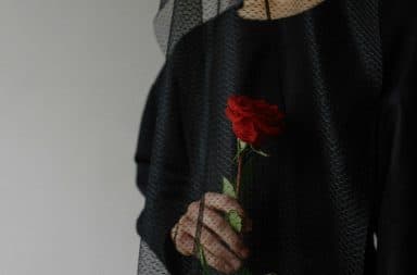 woman mourning