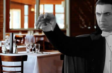 dracula!!!! in the restaurant!!!