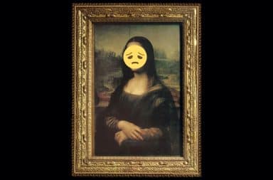 mona lisa is sad