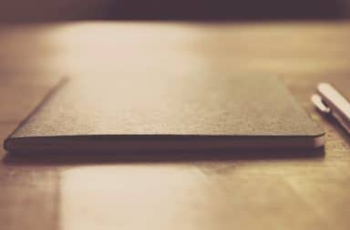 a fancy notebook