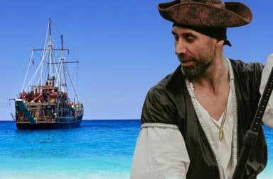 pirate on the ship