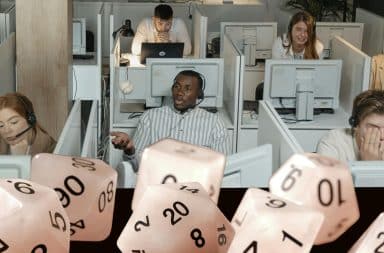 dice in the office?!?