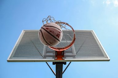 Basketball hoop and rim