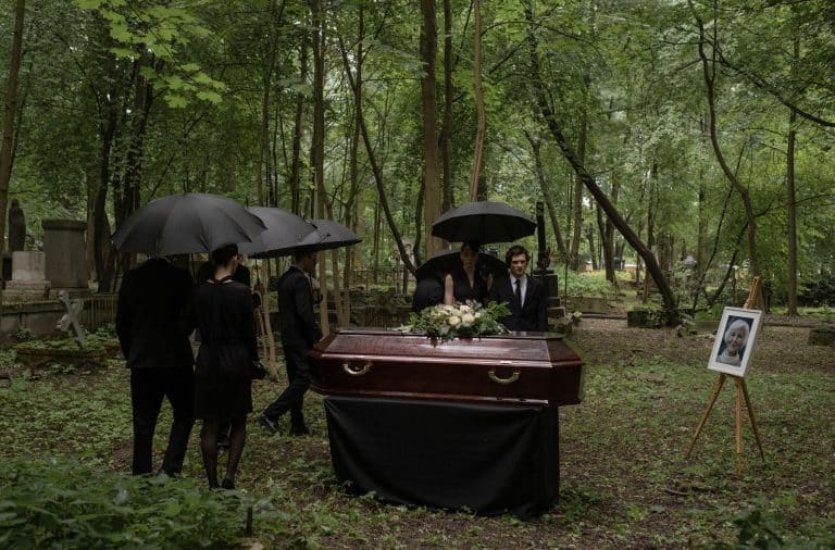 funeral in forest