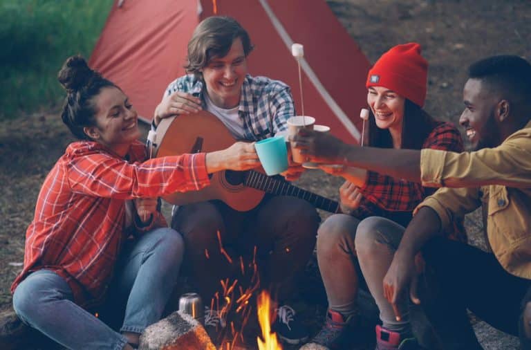 Adults at camp