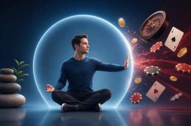 Player controlling impulses to gamble
